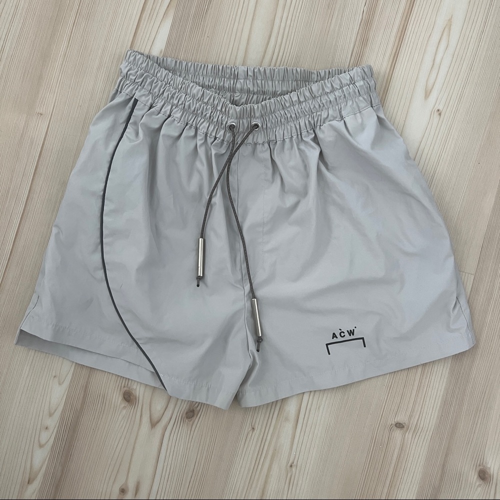 ACW A Cold Wall Athletic Boxer Shorts Beige Grey